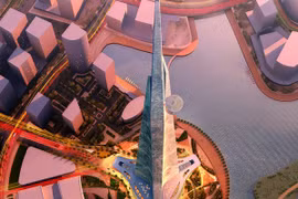 Tòa tháp chọc trời cao 1km