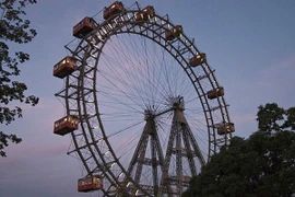 Ham chơi, mắc kẹt trên bánh xe đu quay 