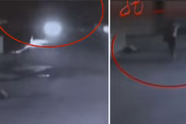 Lái xe lao xuống sông rồi... về nhà ngủ