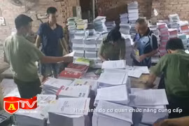 Hà Nội: Phát hiện hàng chục nghìn cuốn sách giáo khoa giả