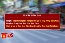 Cấm phương tiện trên 5 tuyến phố phục vụ Trung thu phố cổ