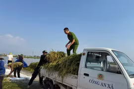 Công an Hà Nội giúp dân ổn định cuộc sống sau mưa lũ 