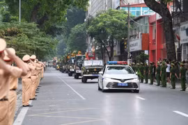 Tang lễ trọng thể 3 Liệt sỹ Công an Hà Nội anh dũng hy sinh vì sự bình yên của Nhân dân