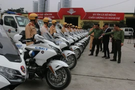 Trang cấp phương tiện, thiết bị kỹ thuật cho lực lượng Cảnh sát giao thông Công an Hà Nội