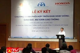 Phối hợp tăng cường đảm bảo trật tự an toàn giao thông trong trường học