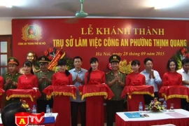 Công an thành phố Hà Nội khánh thành trụ sở 3 đơn vị Công an cơ sở