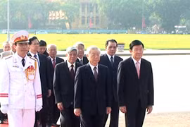 Lãnh đạo Đảng, Nhà nước viếng Chủ tịch Hồ Chí Minh
