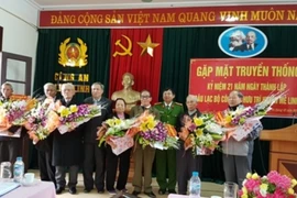 Gặp mặt, chúc thọ các cán bộ Công an hưu trí qua các thời kỳ