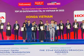 Honda Việt Nam nhận giải thưởng Rồng Vàng lần thứ 18