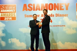 MB nhận giải thưởng Ngân hàng nội địa tốt nhất Việt Nam 2014