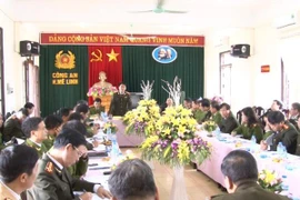 CATP Hà Nội kiểm tra công tác năm của CAH Mê Linh