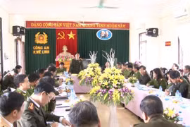 CATP Hà Nội kiểm tra công tác năm của CAH Mê Linh
