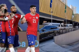 Vidal và nhiều cầu thủ Chile bị phát hiện đưa gái về khách sạn
