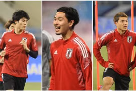 Minamino và dàn sao 'triệu đô' Nhật Bản làm quen sân Mỹ Đình