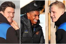 Maguire và nhiều sao MU xuất hiện tươi rói sau khi HLV Solskjaer bị sa thải