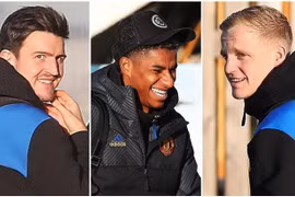 Maguire và nhiều sao MU xuất hiện tươi rói sau khi HLV Solskjaer bị sa thải