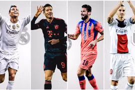 [ẢNH] Những ngôi sao từng lập 'poker' trong lịch sử Champions League