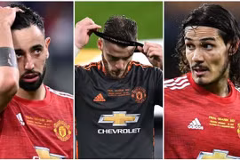 [ẢNH] Cavani và Bruno Fernandes không cứu nổi M.U