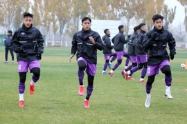 U23 Việt Nam 'luyện công' trong giá rét chờ đấu Myanmar