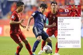Vé trận Việt Nam vs Nhật Bản 'cháy' sau ít phút mở bán