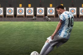 [ẢNH] Ronaldo, Messi... thi đấu môn gì nếu 'bỏ nghề' để dự Olympic