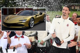 Ibrahimovic tự tặng siêu xe Ferrari trong ngày sinh nhật