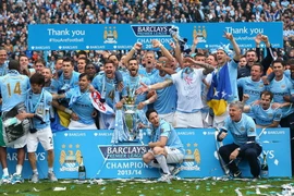 Chùm ảnh: Man City mở đại tiệc trên sân Etihad