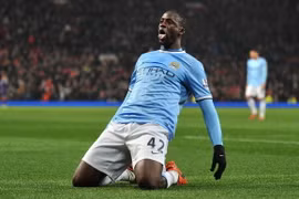 Yaya Toure có thể trở lại ở trận gặp Palace