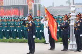 Khoảnh khắc đẹp, hậu trường ấn tượng trong Lễ diễu binh mừng Quốc khánh 2-9