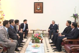 Lãnh đạo CATP Hà Nội chúc mừng giáo dân nhân dịp Lễ Giáng sinh 2012