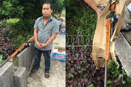 Mua súng về săn thú rừng, giữa đường "đụng" 141