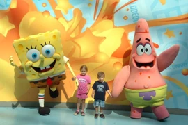 Hai ngôi sao hoạt hình Spongebob và Patrick đến Việt Nam