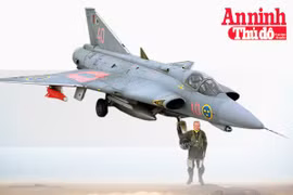 [Infographic] Saab 35 Draken - Uy lực đáng sợ của tiêm kích biệt danh "Rồng trời"