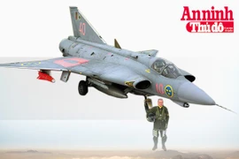 [Infographic] Saab 35 Draken - Uy lực đáng sợ của tiêm kích biệt danh "Rồng trời"