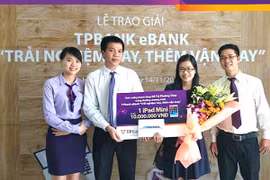 Trúng thưởng iPad Mini từ chương trình TPBank eBank