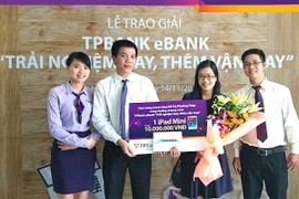 Trúng thưởng iPad Mini từ chương trình TPBank eBank