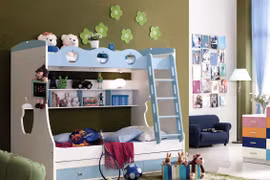 Rèn luyện tính tự lập và sáng tạo với giường tầng trẻ em