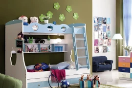 Rèn luyện tính tự lập và sáng tạo với giường tầng trẻ em