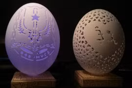 Vỏ trứng hóa siêu phẩm “độc, lạ”