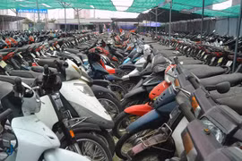 CAQ Tây Hồ thông báo tìm chủ của 9 xe máy các loại