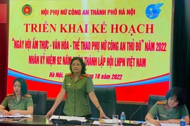Ngày hội ẩm thực- văn hóa- thể thao Phụ nữ Công an Thủ đô năm 2022