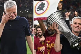 HLV Mourinho khóc nức nở khi đi vào lịch sử cúp châu Âu