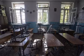 Nỗi trăn trở khi học sinh Donetsk trở lại trường lớp