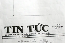 Tờ báo đầu tiên của Hà Nội