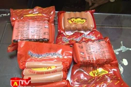 Hơn 2 tấn xúc xích nghi có chứa phụ gia cấm chưa được giải quyết