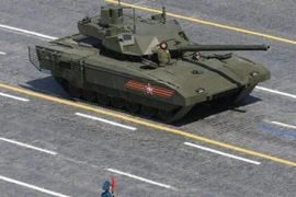 Xe tăng Armata được trang bị hệ thống kiểm soát hoả lực của trực thăng