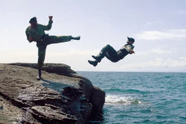 Những hình ảnh ấn tượng của lính thủy đánh bộ Nga