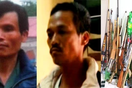 Ngồi rảnh, 2 nông dân mua tuýp sắt, gỗ về chế thành... súng