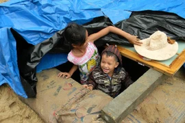 Dân đào hầm, quân đội đưa xe lội nước vào đối phó siêu bão Hải Yến