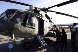 Rơi trực thăng tại Nga: 19 người thiệt mạng 